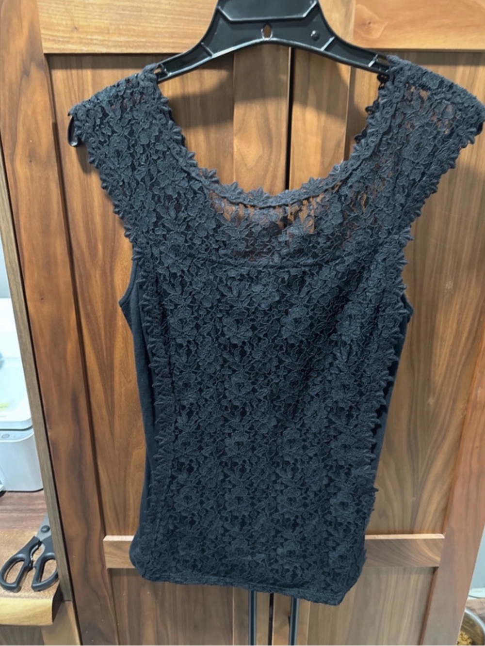 Express Black Floral Lace Sleeveless Camisole